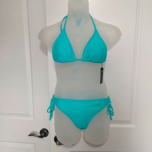 New Teal blue bikini size Medium